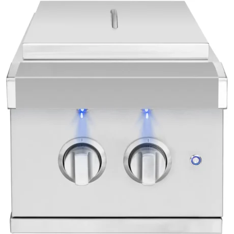 American Made Grills Atlas Double Side Burner Natural Gas - ATSSB2-NG